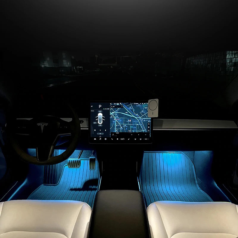 Tesla Front Cabin Ambient Light (Blue)
