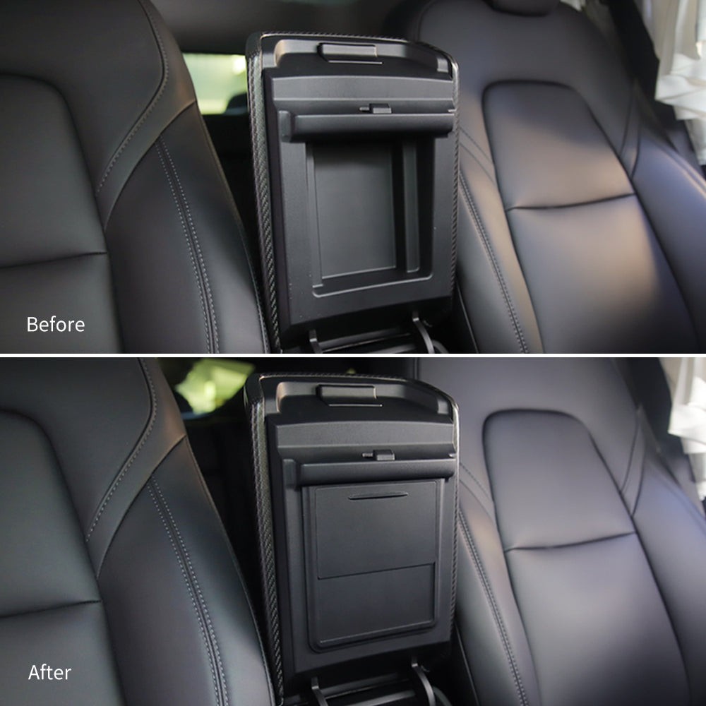 tesla model 3 y center console storage box