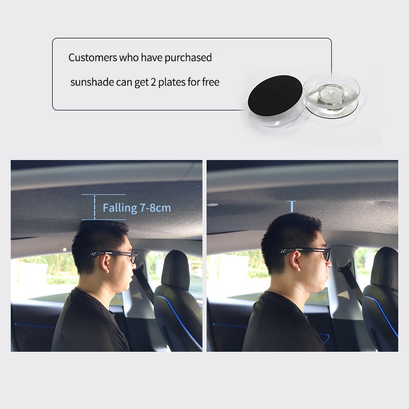 Model 3 sunshade suction set