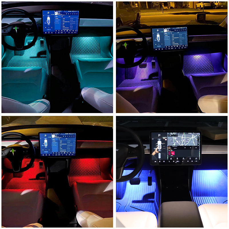 Tesla Front Seat Cabin Ambient Light Muti Color