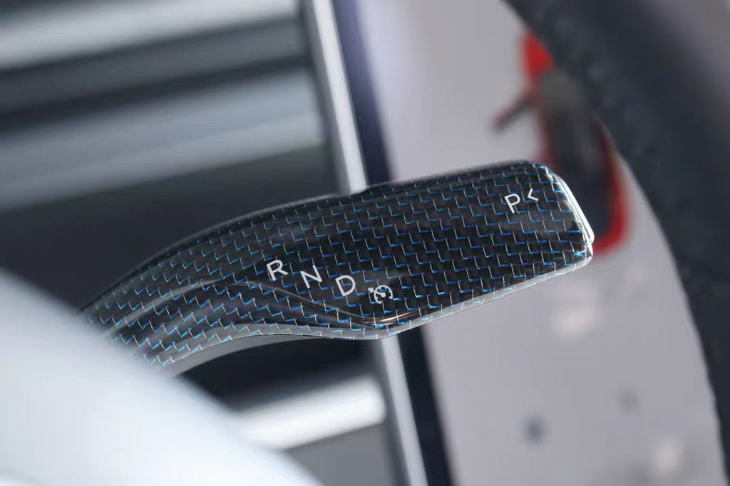 carbon fiber shift cover for tesla
