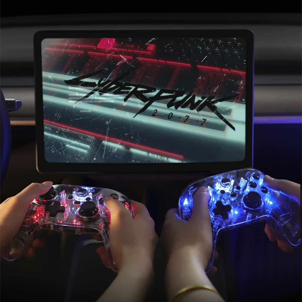 Multi-Device Wireless Game Controller (Special programmed for Tesla Model 3/Y/S/X), Switch/STEAM Deck/PC/Tesla