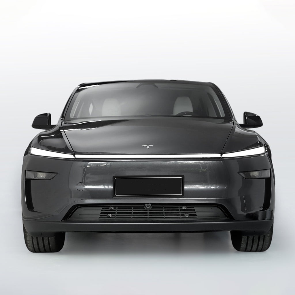 Front Grille Mesh Radiator Cover for Model Y Juniper 2025+ (Real scene picture on the car)