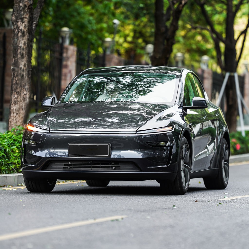 Front Grille Mesh Radiator Cover for Model Y Juniper 2025+ (Real scene picture on the car)