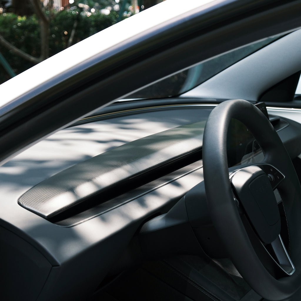 Tesla Model 3 Highland Carbon Fiber Dashboard