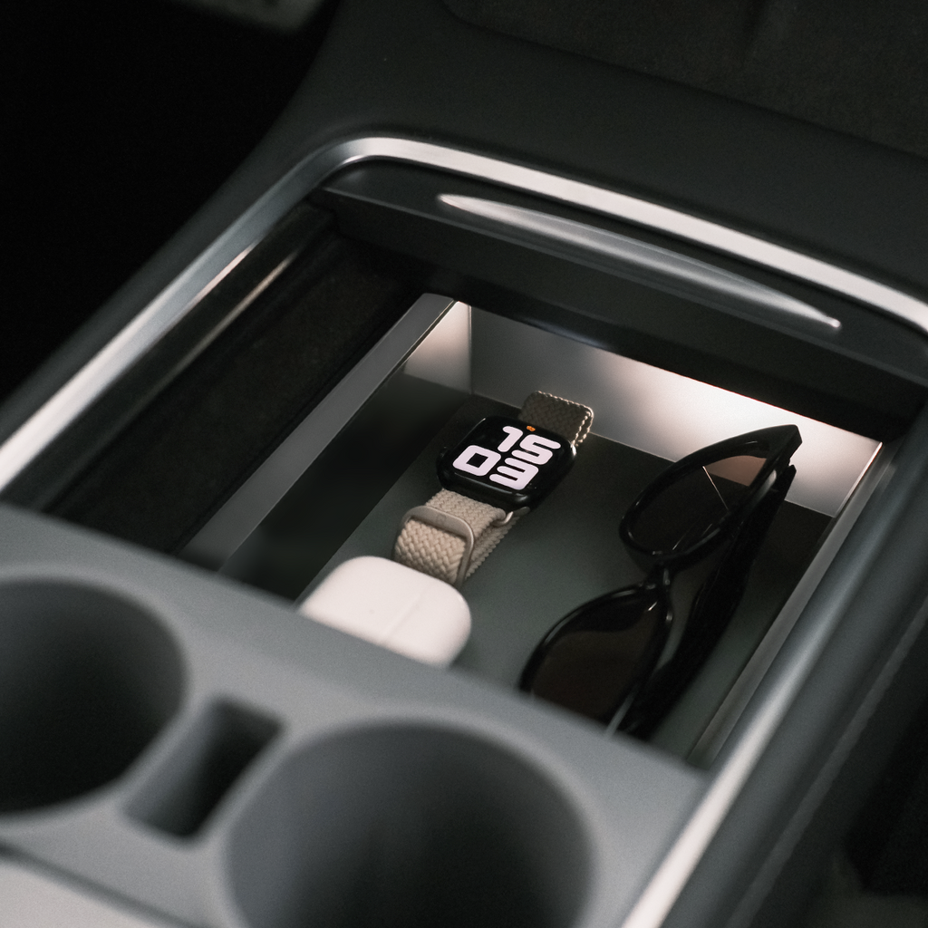 Tesla armrest box