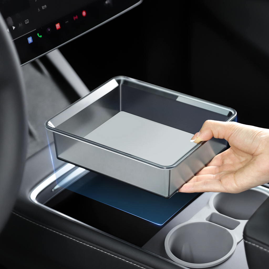 Tesla Model 3 center console storage box