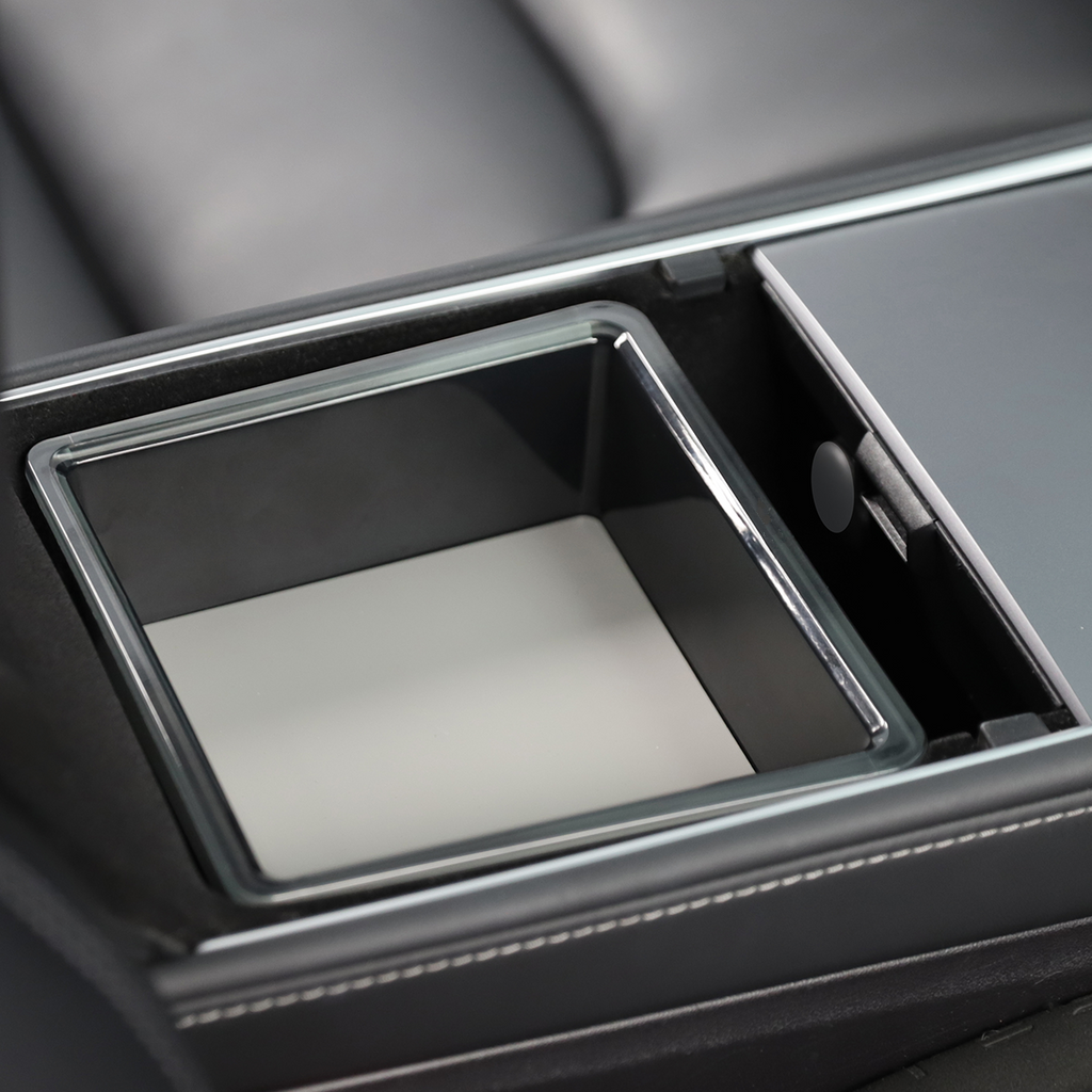 Tesla center console storage box