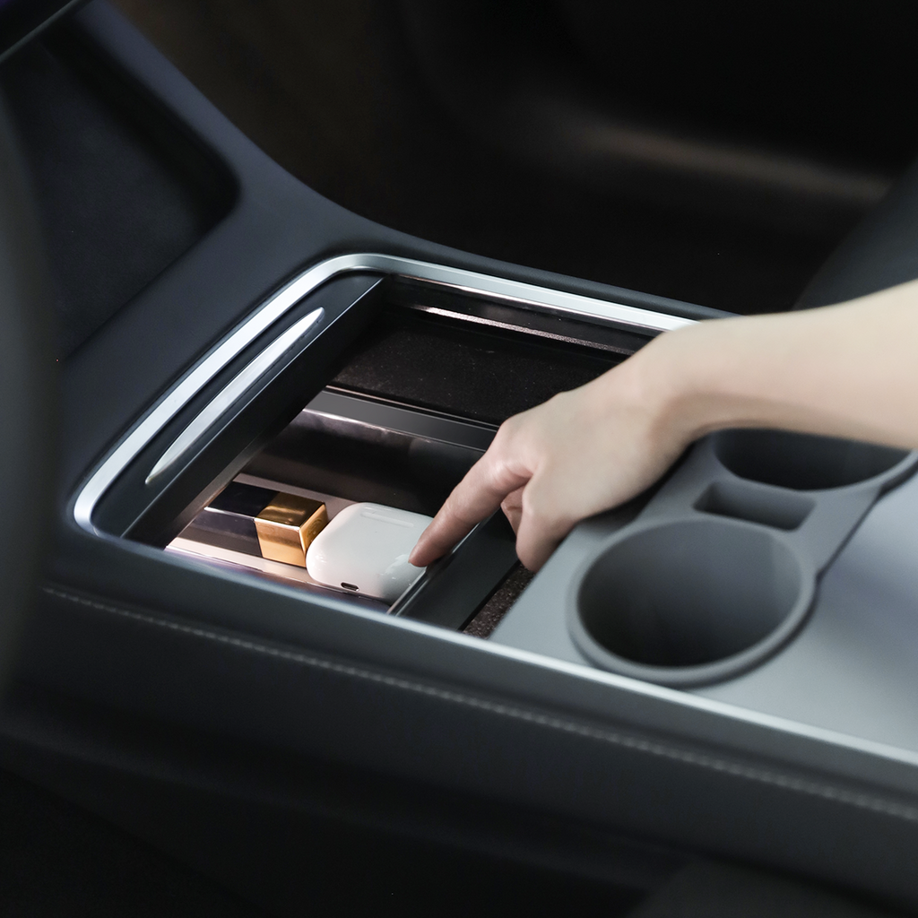 Tesla Model Y center console storage box