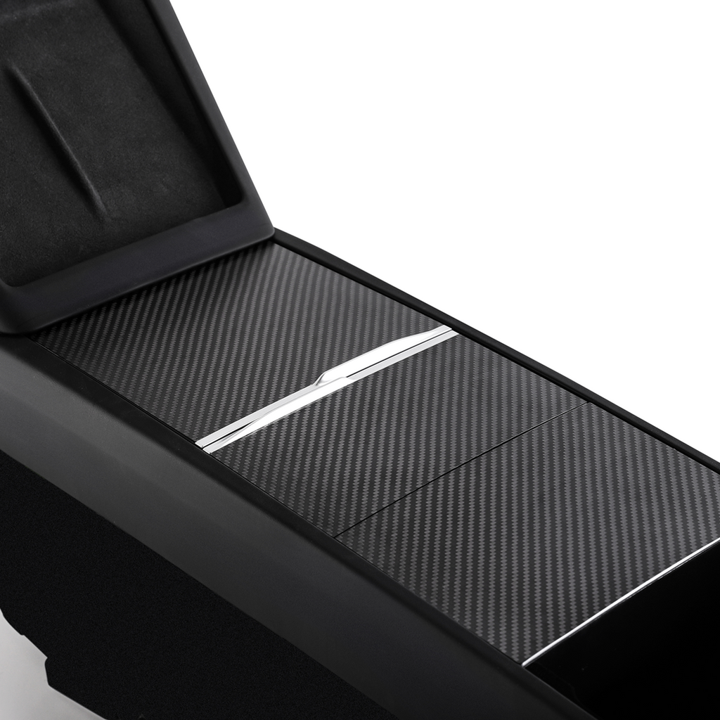 Tesla Model 3 Highland Center Console Carbon Fiber Cover