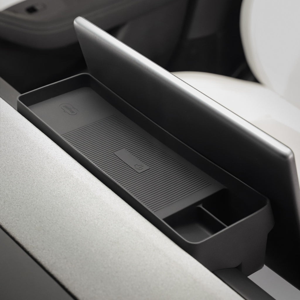 Dashboard Behind Screen Storage Tray In Car for Model 3 Highland 2024-2025 / Model Y Juniper 2025 