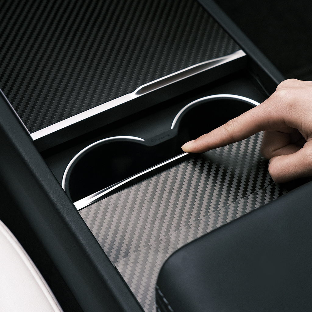 Tesla Model 3 Highland Center Console Carbon Fiber Cover