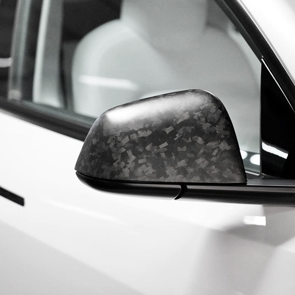Tesla Model 3 Y Carbon Fiber Site View Mirror Cover