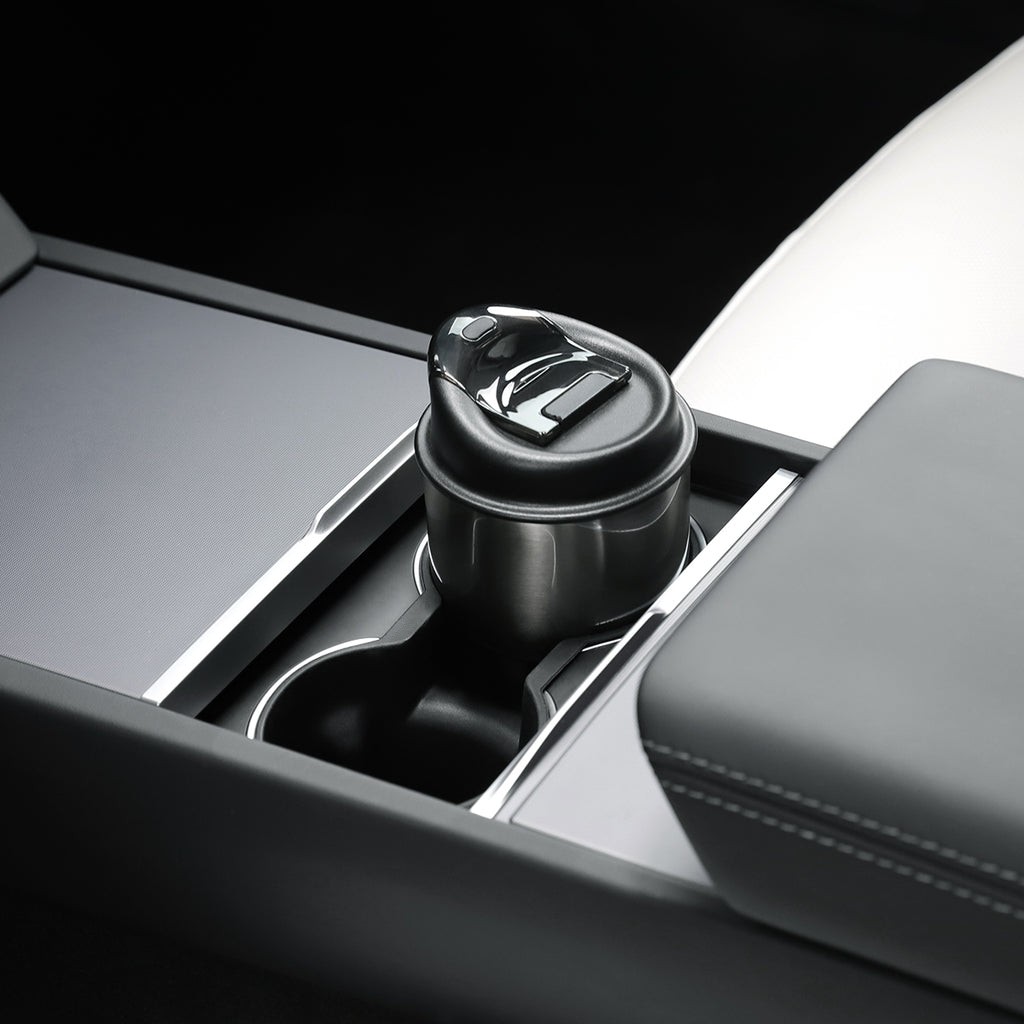 Model X Silicone Center Console Cup Holder