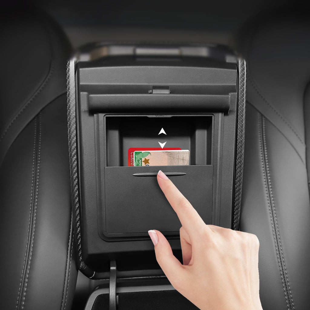 tesla model 3 y center console storage box