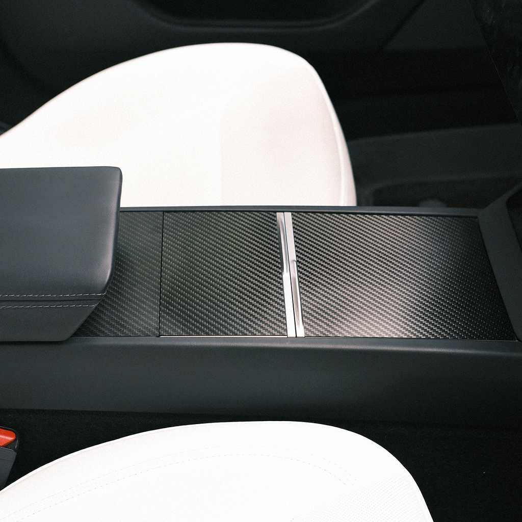 Tesla Model 3 Highland Center Console Carbon Fiber Cover