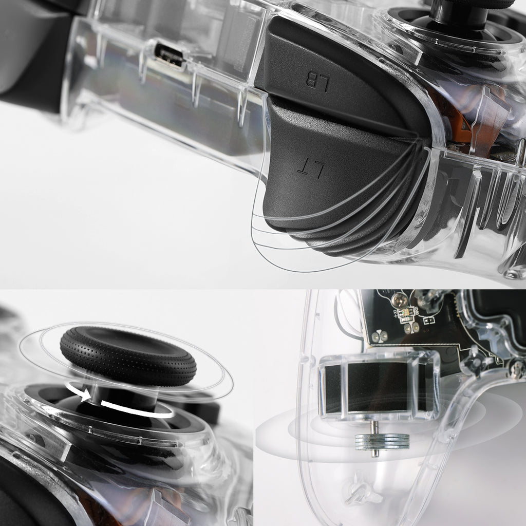 Multi-Device Wireless Game Controller (Special programmed for Tesla Model 3/Y/S/X), Switch/STEAM Deck/PC/Tesla