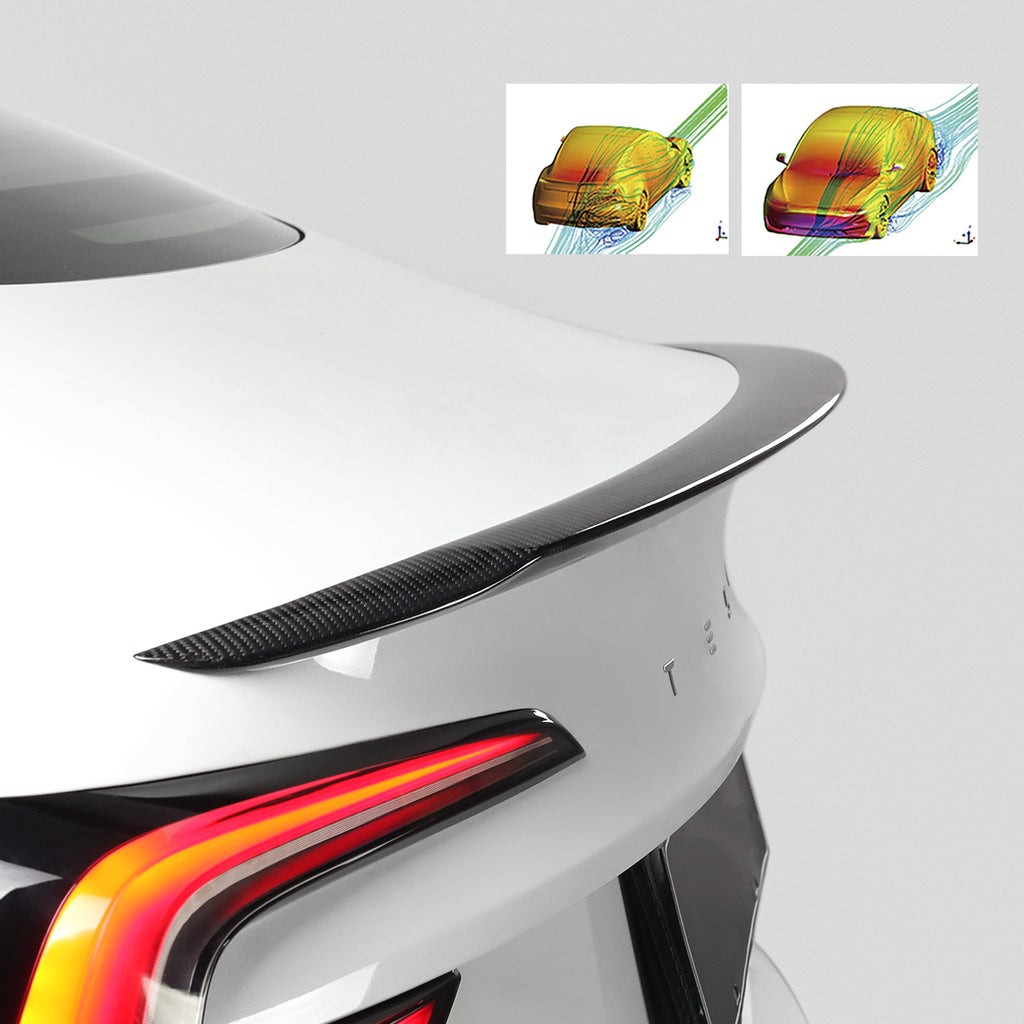 Model 3 Highland 2024-2025 Performance Carbon Fiber Spoiler Glossy