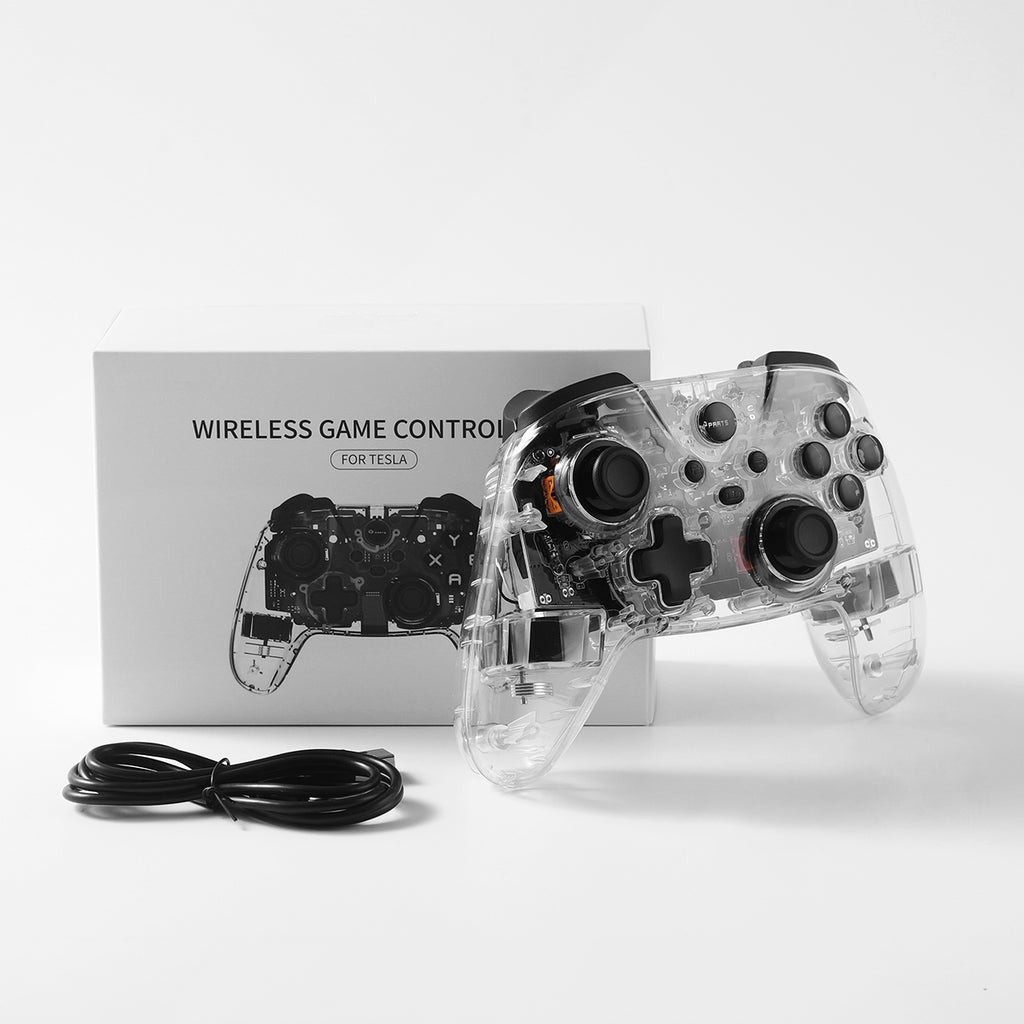 Multi-Device Wireless Game Controller (Special programmed for Tesla Model 3/Y/S/X), Switch/STEAM Deck/PC/Tesla