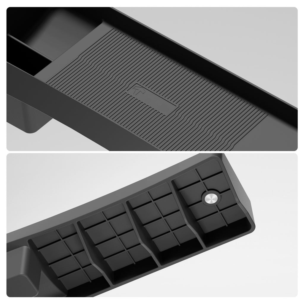 Dashboard Behind Screen Storage Tray  Top view and bottom view for Model 3 Highland 2024-2025 / Model Y Juniper 2025 