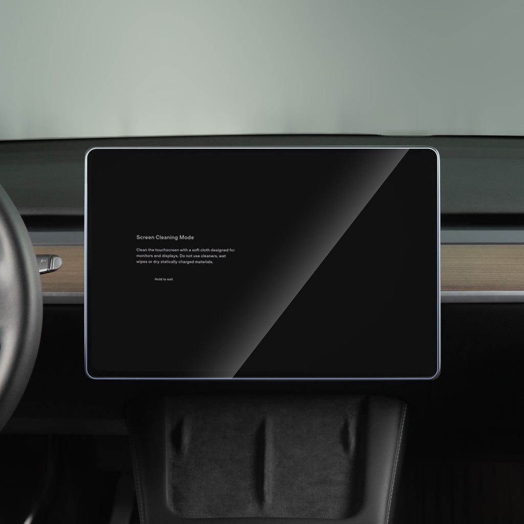 Center Console ScreenGlass Protector for Model 3 & Y, Dashboard Navigation Touchscreen , Anti Fingerprint, Bubble Free, Self-Adhesion