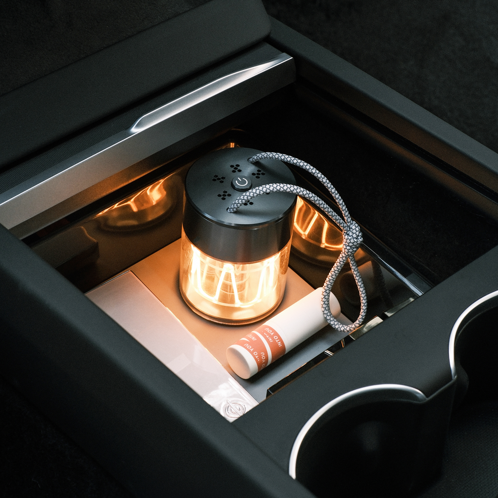 Tesla console storage box