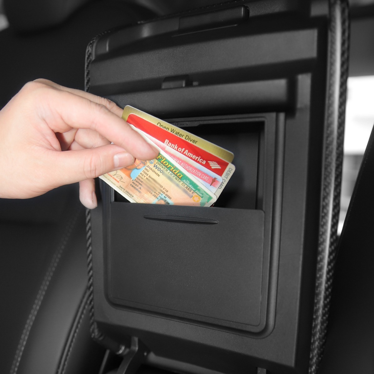 tesla model 3 y center console storage box