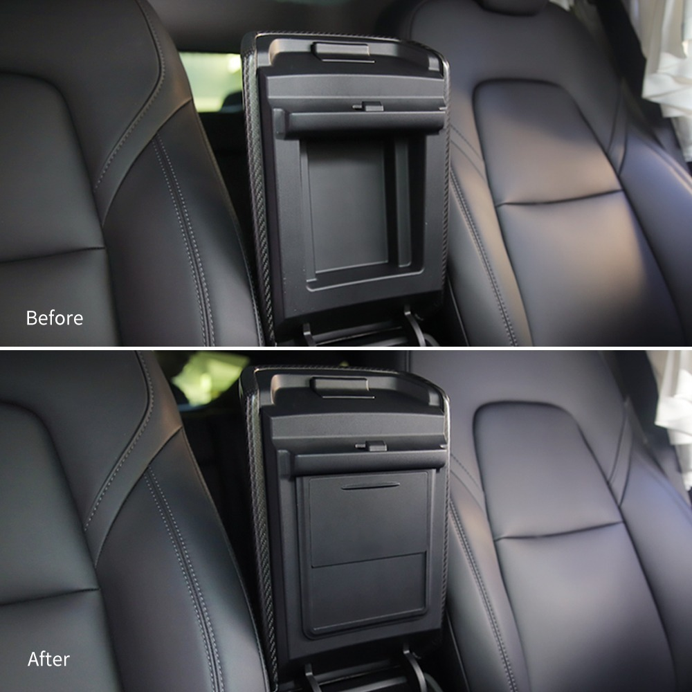 tesla model 3 y center console storage box