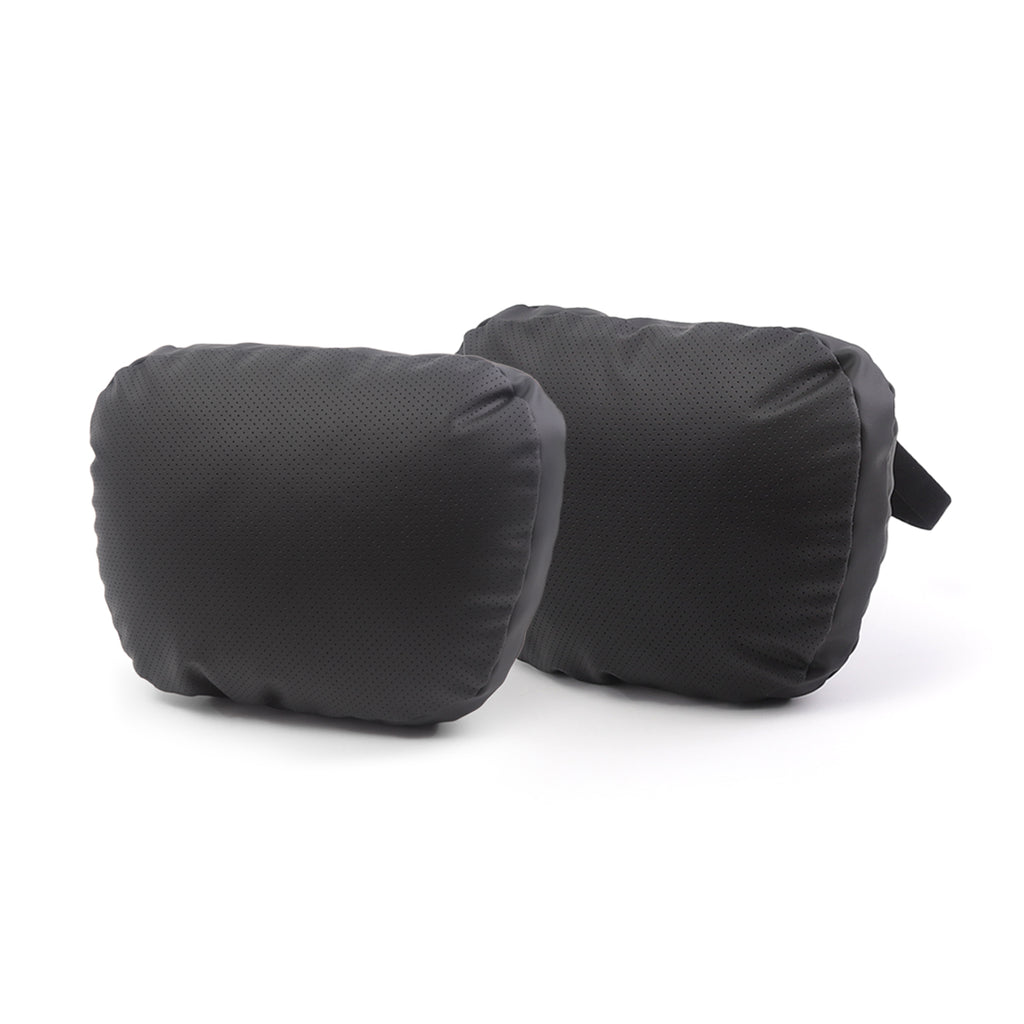 Tesla Dupont Sorna Leather  Headrest Neck Pillow (Black)
