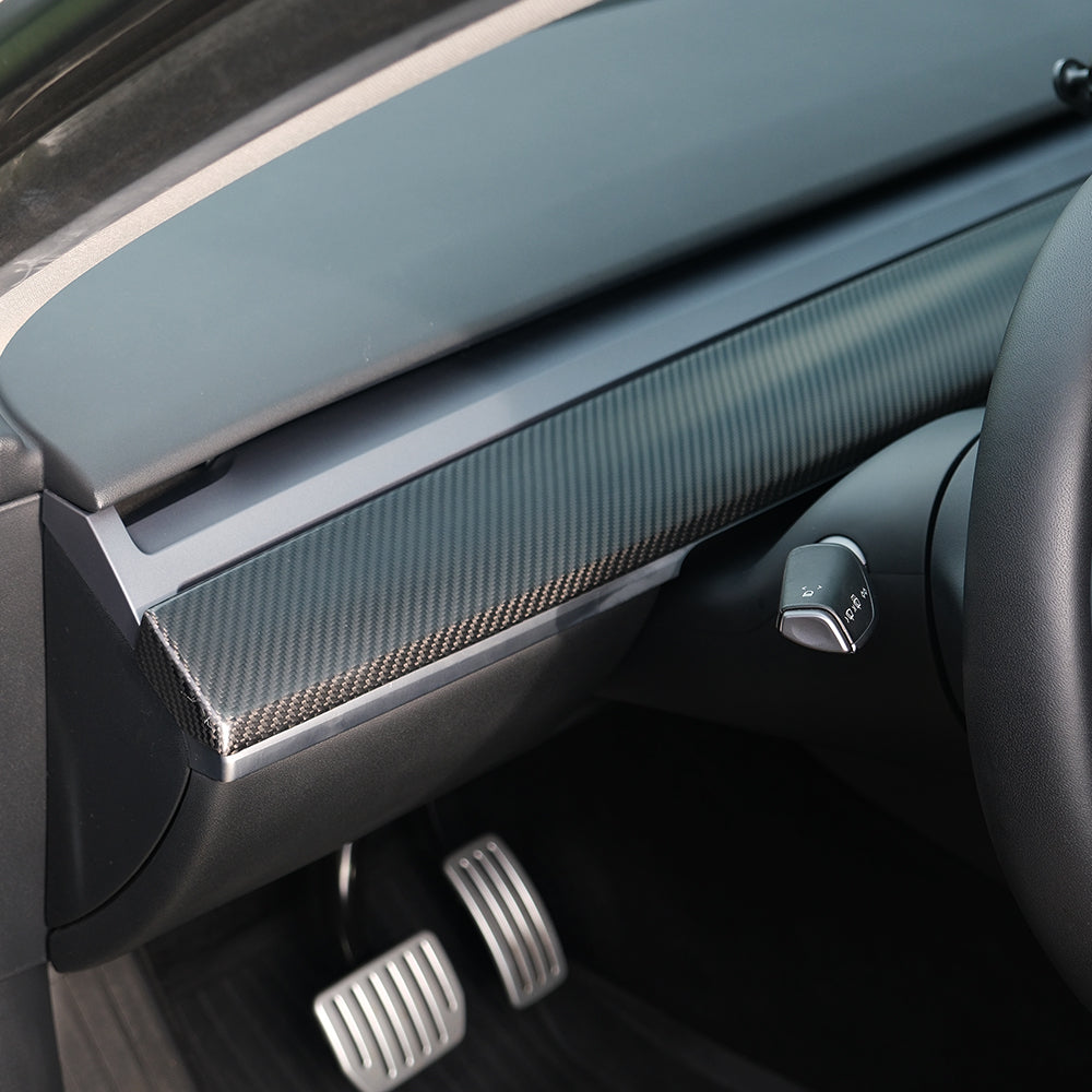 Tesla Model 3 Y Carbon fiber Dashboard Cover Fit