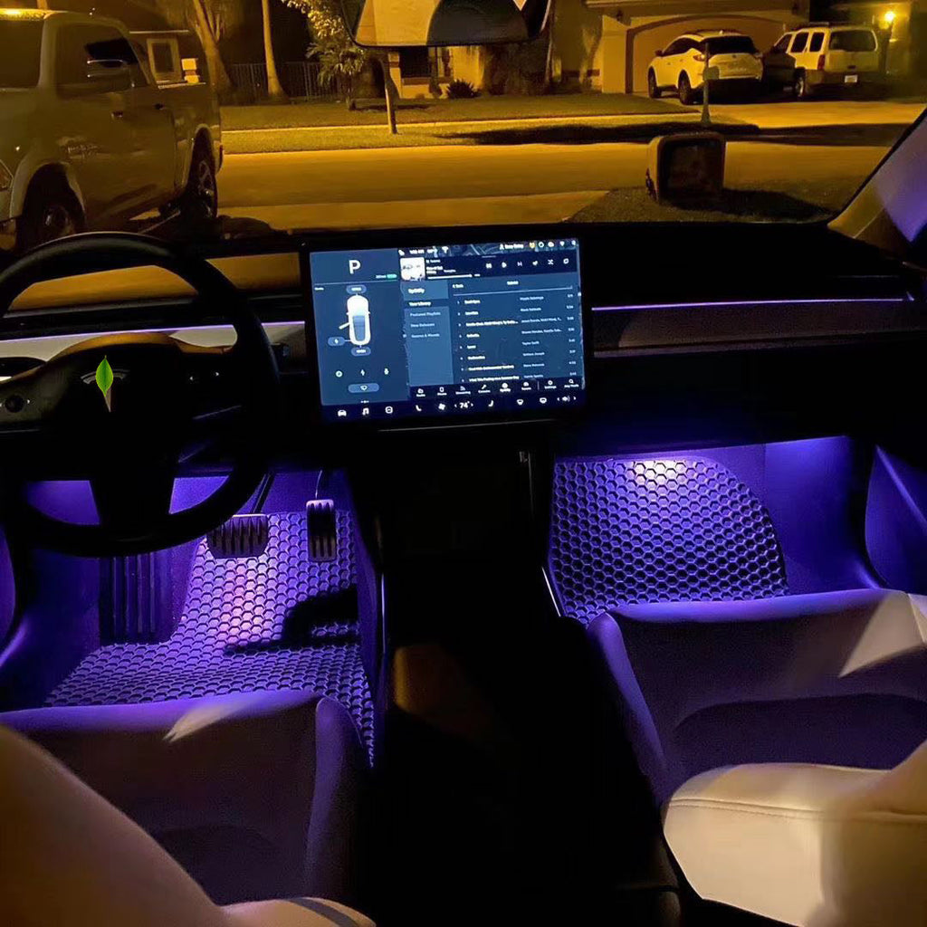 Tesla Model 3 Y Cabin Ambient LED (Purple)