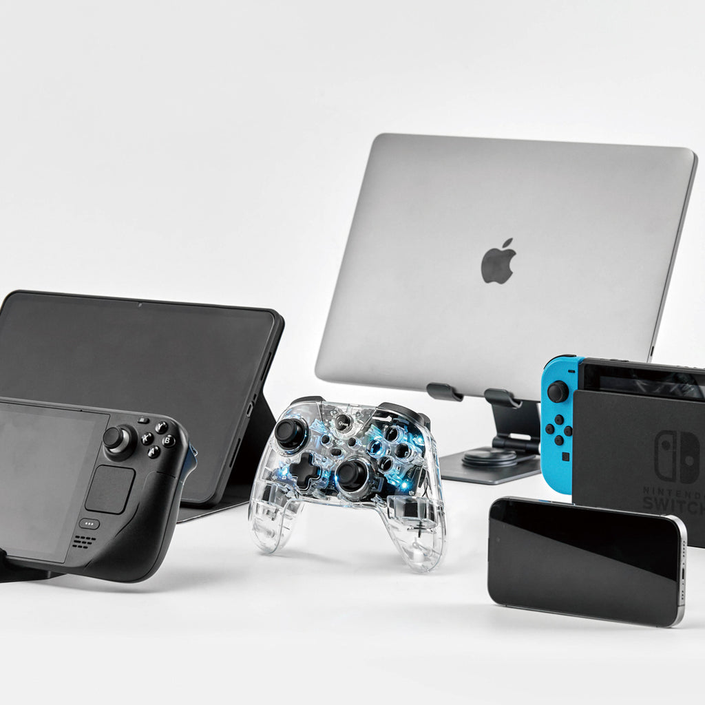 Multi-Device Wireless Game Controller (Special programmed for Tesla Model 3/Y/S/X), Switch/STEAM Deck/PC/Tesla